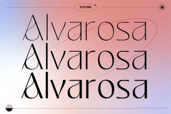 Alvarosa: A Modern Serif Font for Editorial Design