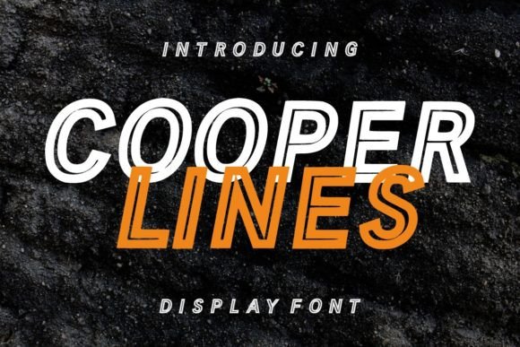 Cooper Lines: A Modern Display Font for Bold Branding