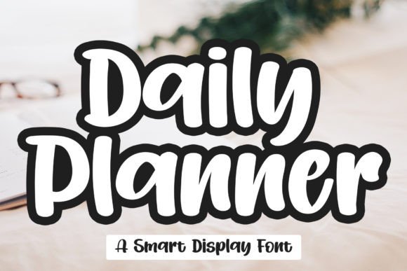 Daily Planner Font for Creative Branding Projects