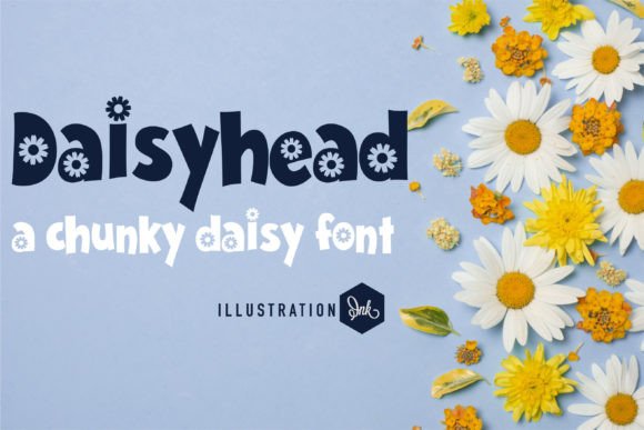 Daisyhead: A Playful Display Font for Digital Creatives