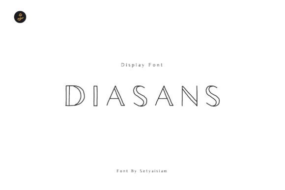 Diasans: A Handwritten Display Font for Bold Branding