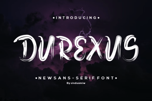 Durexus: A Powerful Display Font for Bold Branding