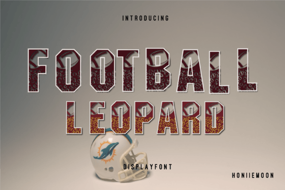 Football Leopard Font for Web Design