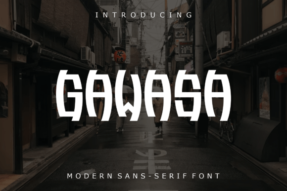 Gawasa: A Modern Display Font for Editorial Elegance
