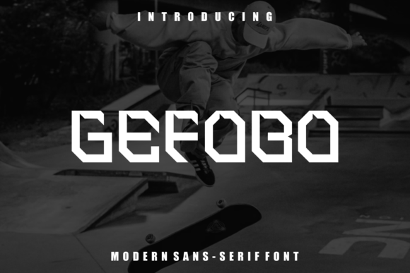 Gefobo: A Modern Display Font for Editorial Elegance