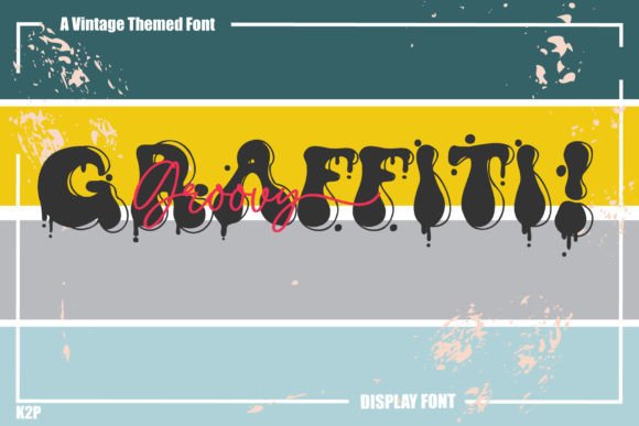 Groovy Graffiti: A Whimsical Display Font for Creative Projects