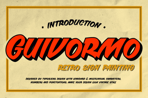 Guivormo: A Retro Sans Serif for Editorial Design