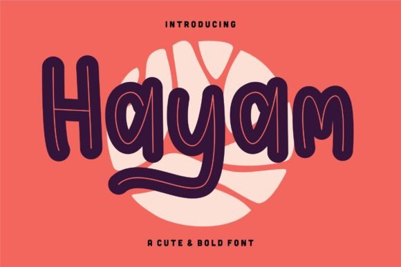Hayam: A Bold Display Font for Editorial Design