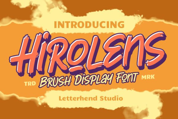 Hirolens: A Playful Display Font for Web Design