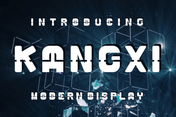 Kangxi Display Font for Editorial Design