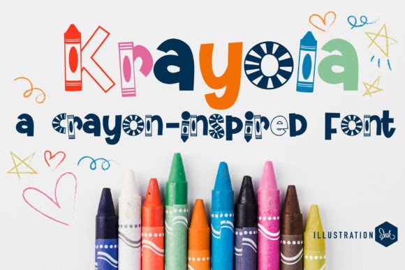 Krayola Display Font for Eye-Catching Designs