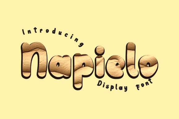 Napielo: A Whimsical Display Font for Editorial Creativity