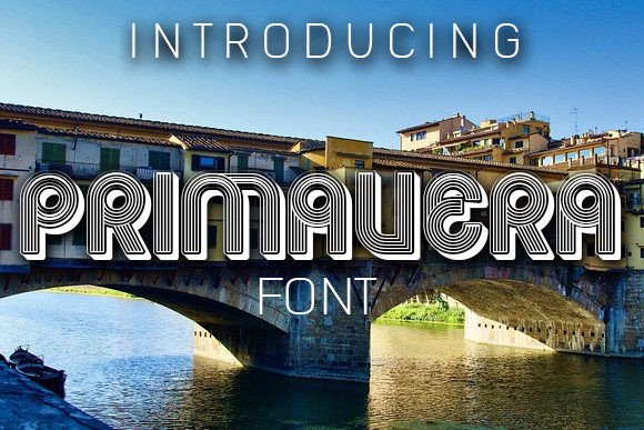 Primavera Font for Handmade and Craft Projects