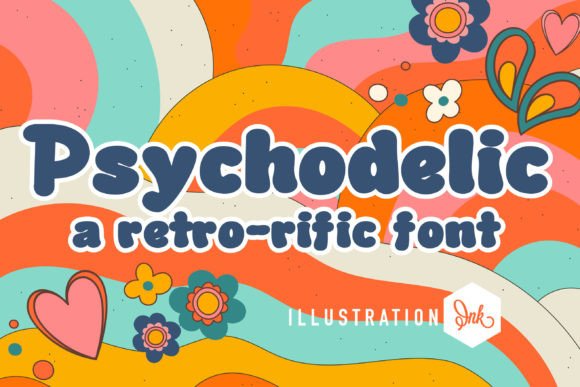 Psychodelic Font: A Groovy Touch for Your Brand Identity