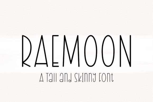 Raemoon: A Chic Display Font for Modern Campaigns