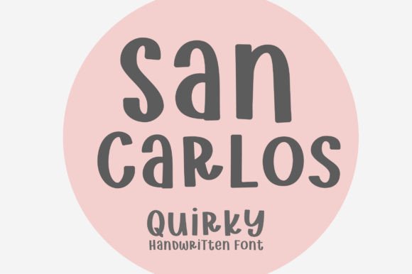 San Carlos: A Playful Display Font for Modern Campaigns