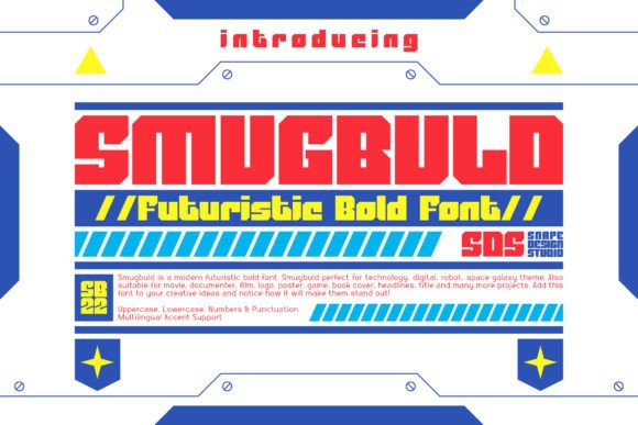 Smugbuld: A Bold Display Font for Creative Makers