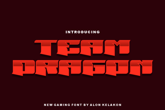 Team Dragon: A Dynamic Display Font for Editorial Design