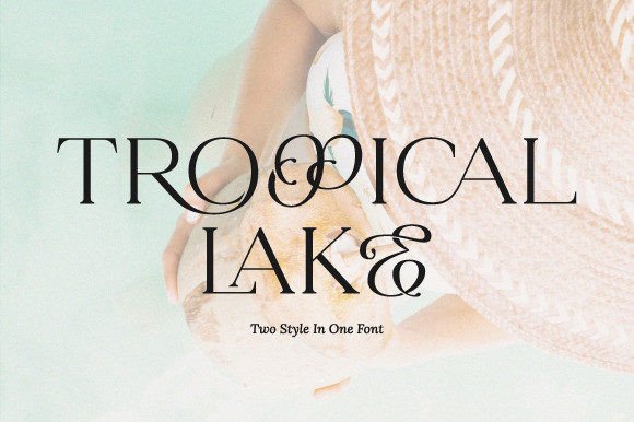 Tropical Lake Font for Web Design