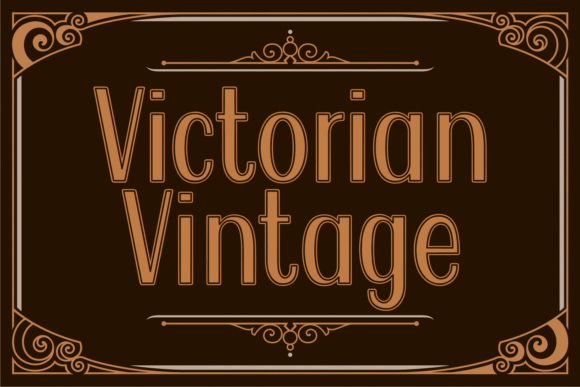 Victorian Vintage Font for Web Design