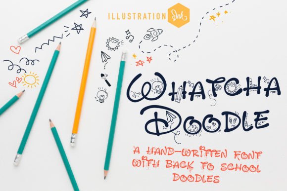 Whatcha Doodle: A Playful Display Font for Creative Projects